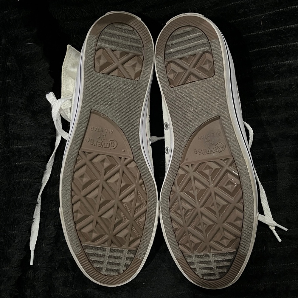 Converse White High-Top Sneakers - Picture 4 of 4